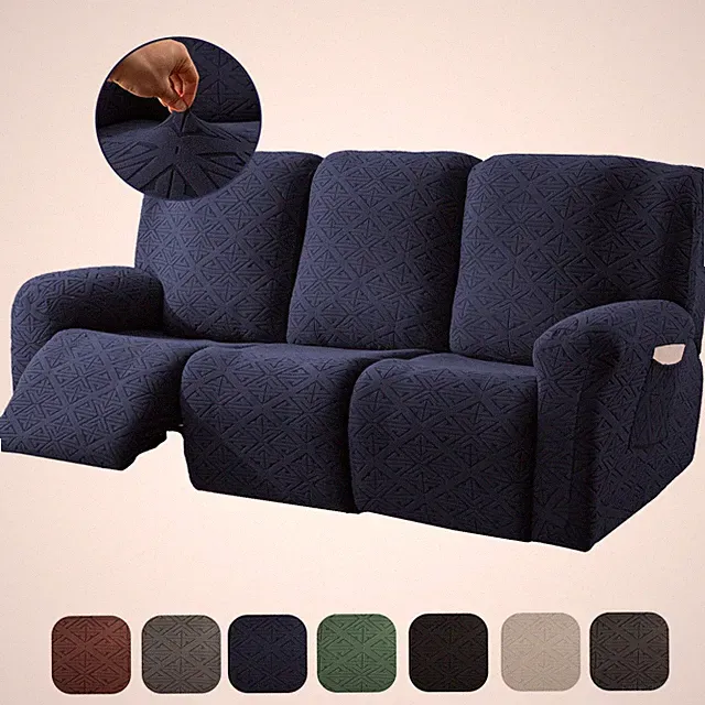 3 Seat Sofa Recliner Chair Covers for Reclining Couches Soft Furniture Protector