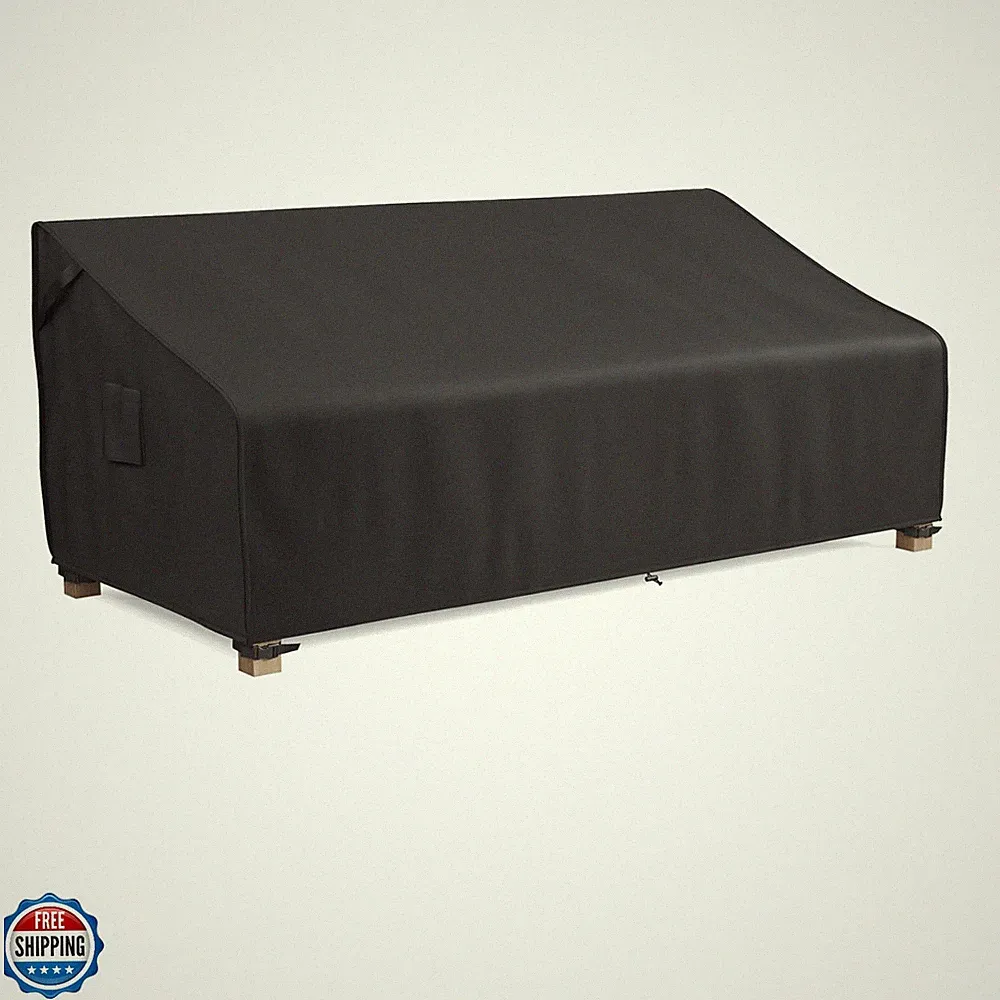 3-Seater Outdoor Couch Cover Waterproof, Patio Furniture Cover for Sofa, Heav...