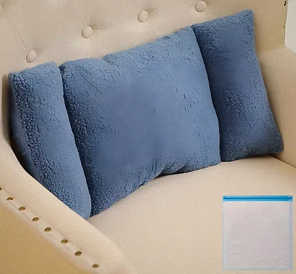 3-Section Lumbar Support Pillow,Backrest Pillow,Comfortable Back Support Cushion