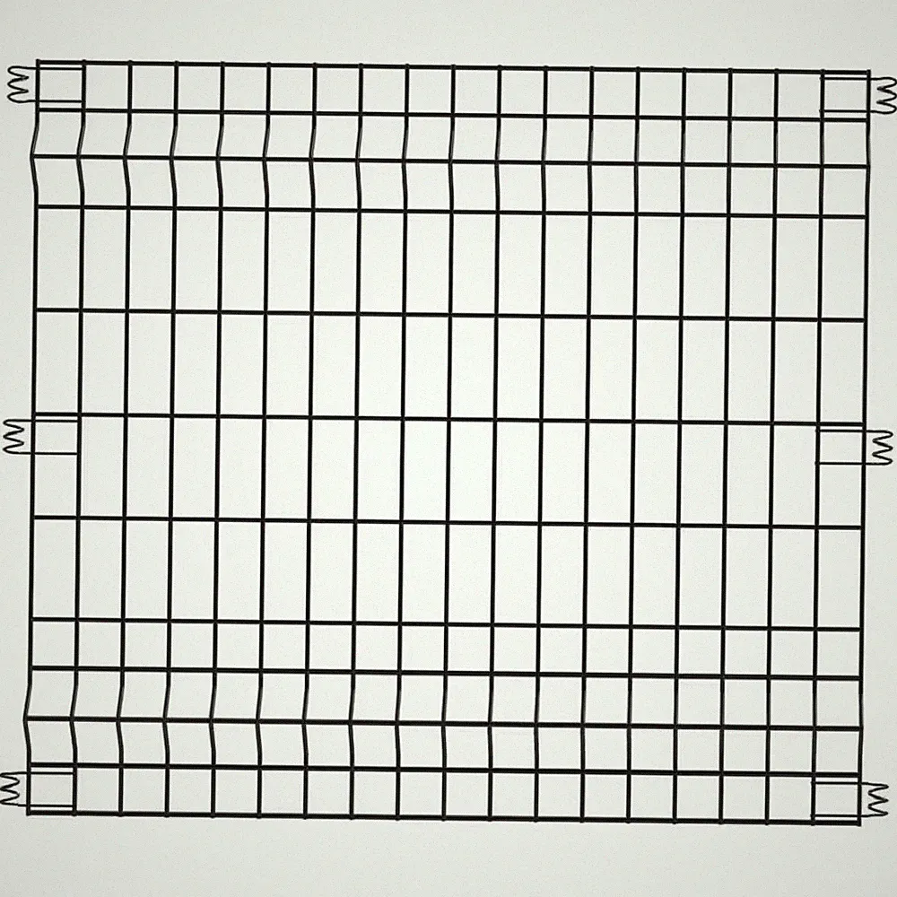 31 In. H X 36 In. W Steel Multi-Purpose No Dig Black Metal Fence Panel