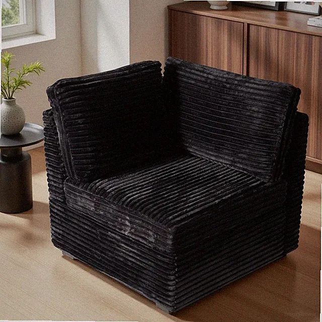 32.7" Armrest for Seat Modular Sectional Sofa Lovefor seat L/U/V Plush Corduroy