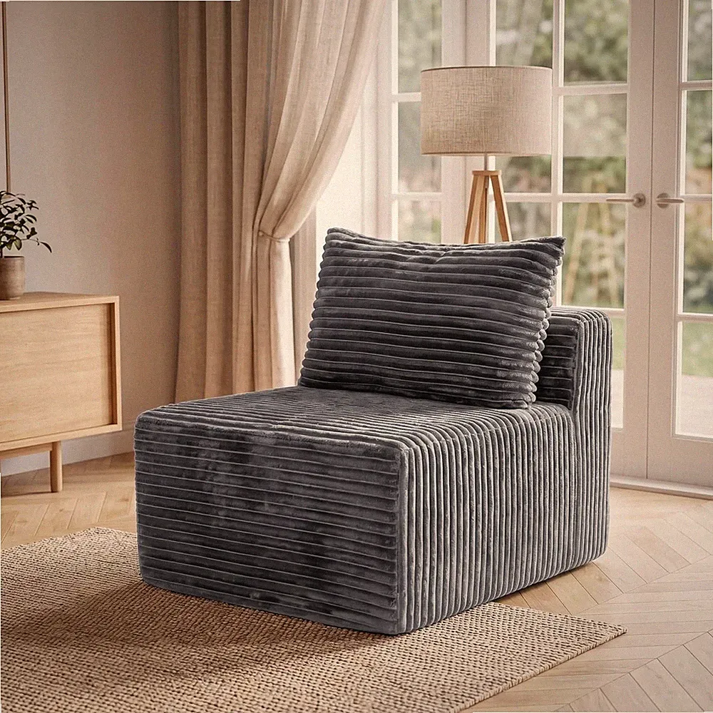 armless sectional chair