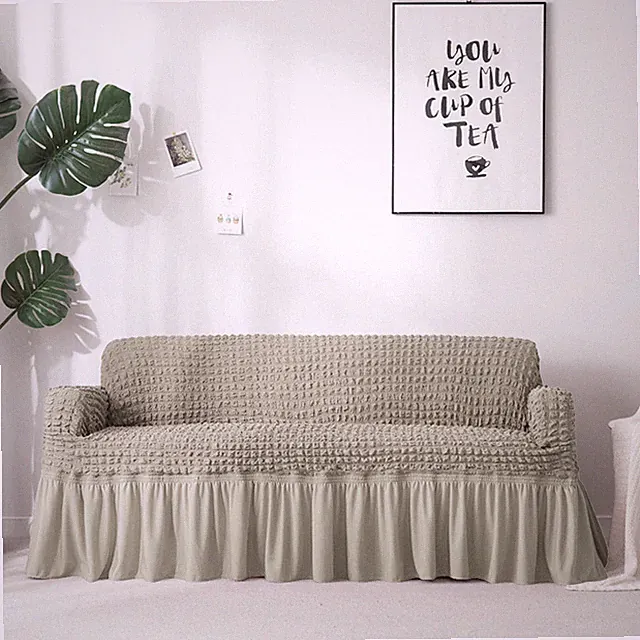 3D Bubble Lattice Elastic Sofa Covers Protector Spandex Slipcover 1/2/3/4 Seater