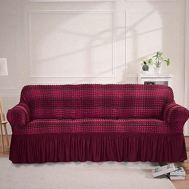 3D Bubble Lattice Elastic Sofa Covers Protector Spandex Slipcover 1/2/3/4 Seater