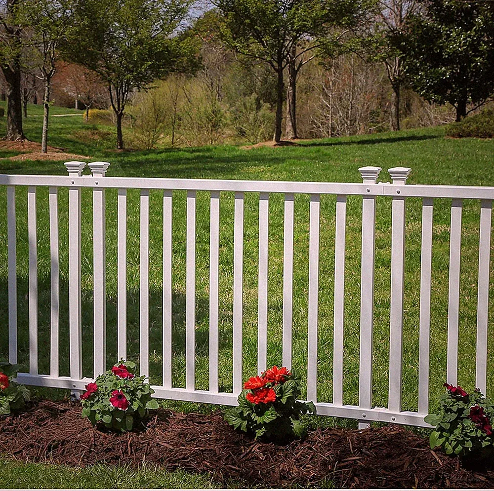 3ft H x 3.5ft W 2 Panels No Dig Zippity Baskenridge Fence Panel Kit Vinyl