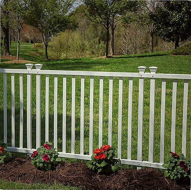 3ft H x 3.5ft W (2 Panels) No Dig Zippity Baskenridge Fence Panel Kit, Vinyl Fen