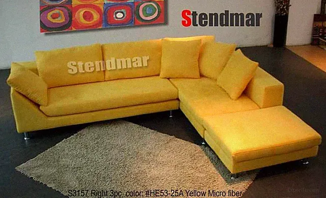 3PC MODERN FABRIC SECTIONAL SOFA S3157 (Custom Made Options)