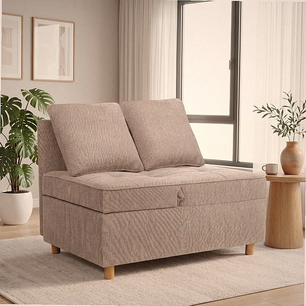 4-in-1 Convertible Futon Sofa Bed Loveseat Sleeper Sofa Couch w/Pull-Out Bed New