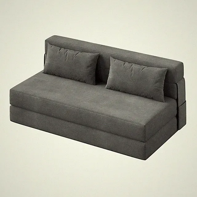 4-in-1 Folding Sofa Bed Convertible Sleeper Soft Corduroy Loveseat Couch With Pi