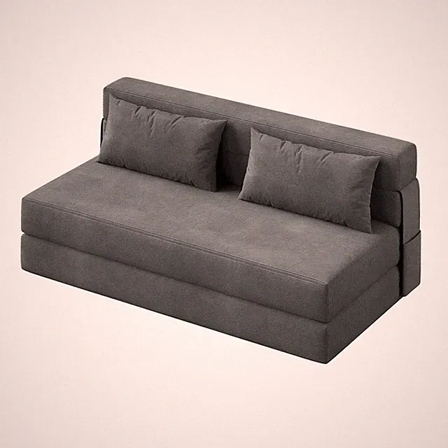 4-in-1 Folding Sofa Bed Convertible Sleeper Soft Corduroy Loveseat Couch With Pi