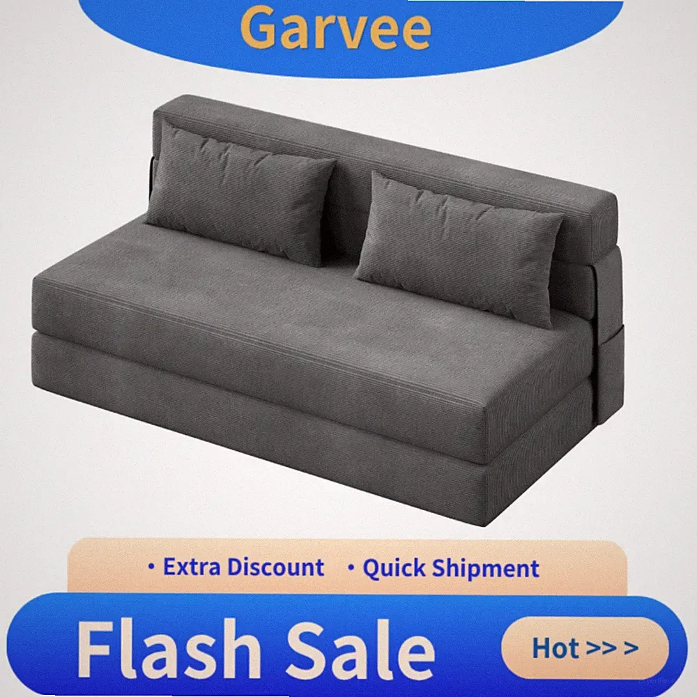4‑in‑1 Folding Sofa Bed Works As Convertible Sleeper, Fold‑Out Loveseat Sofa Cou