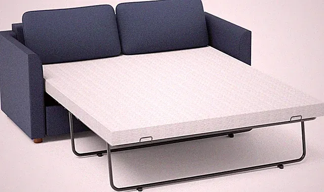 4 Inch Memory Foam Replacement Mattress for Sleeper Sofa and Couch Beds,Queen