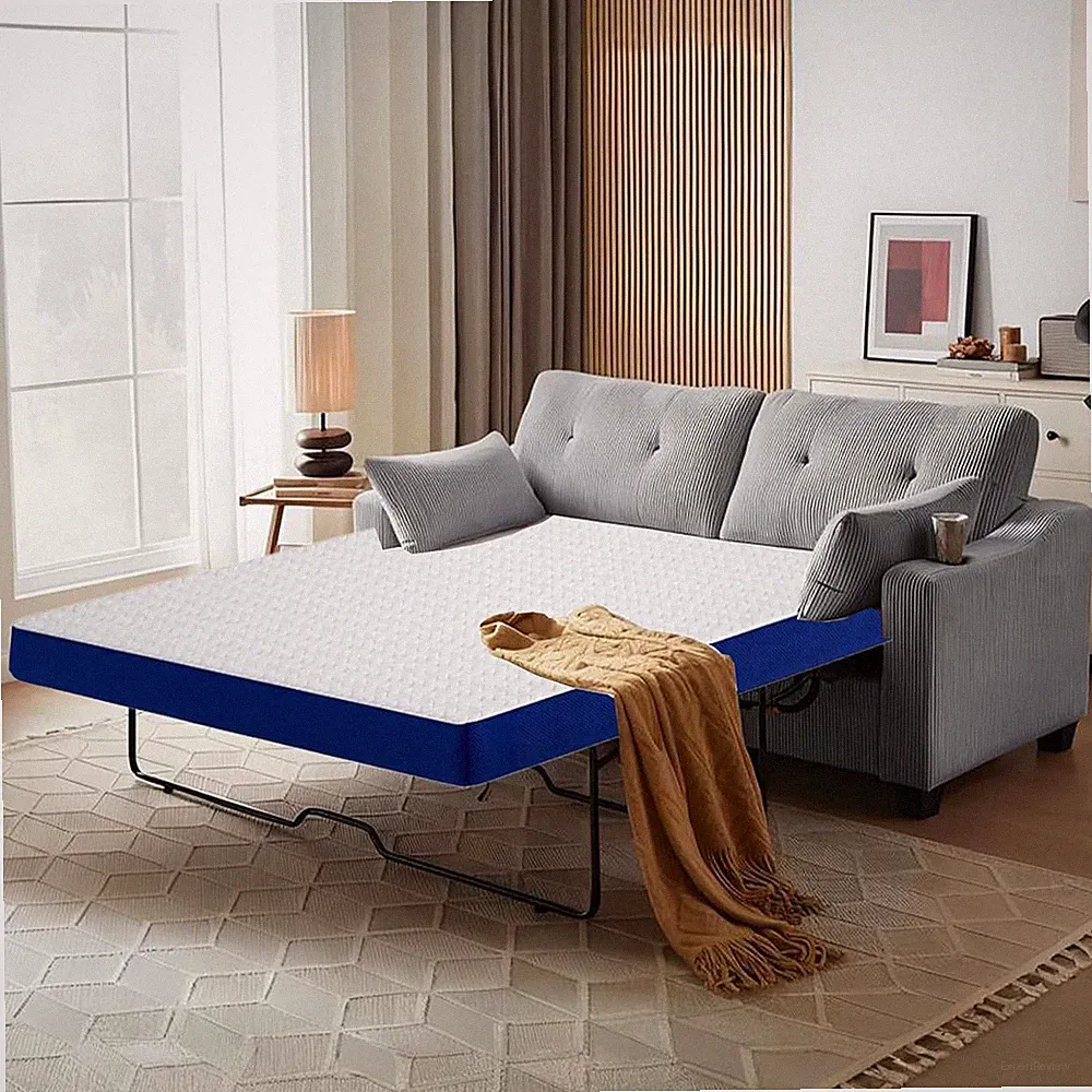 4 Inch Memory Foam Sofa Mattress Replacement for Full Size Sleeper Sofa Bed and