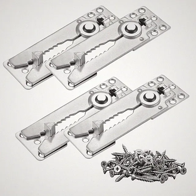 4 Pack Sectional Couch Connectors, Heavy Duty Interlocking Couch Connectors t...