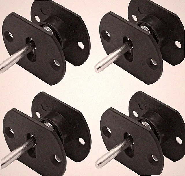 4 Pack Sectional Sofa Connectors Pin Style Furniture Clips for Couch Black