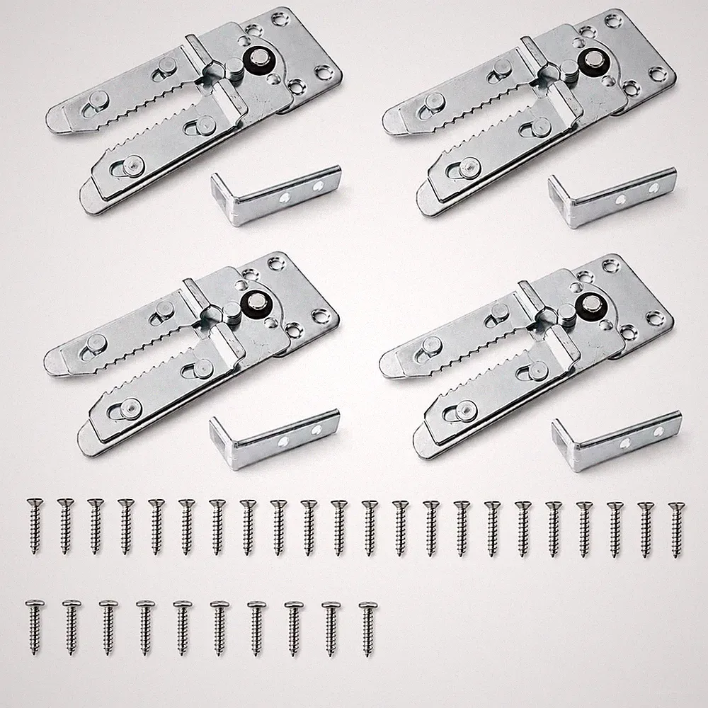4 PCS Sectional Couch Connector Sofa Bracket Hardware 34 Screws Interlocking