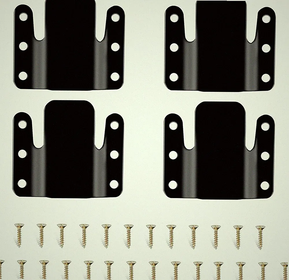 4 Pcs Sectional Couch Connectors Metal Couch Clips Sofa Connector Interlocking F