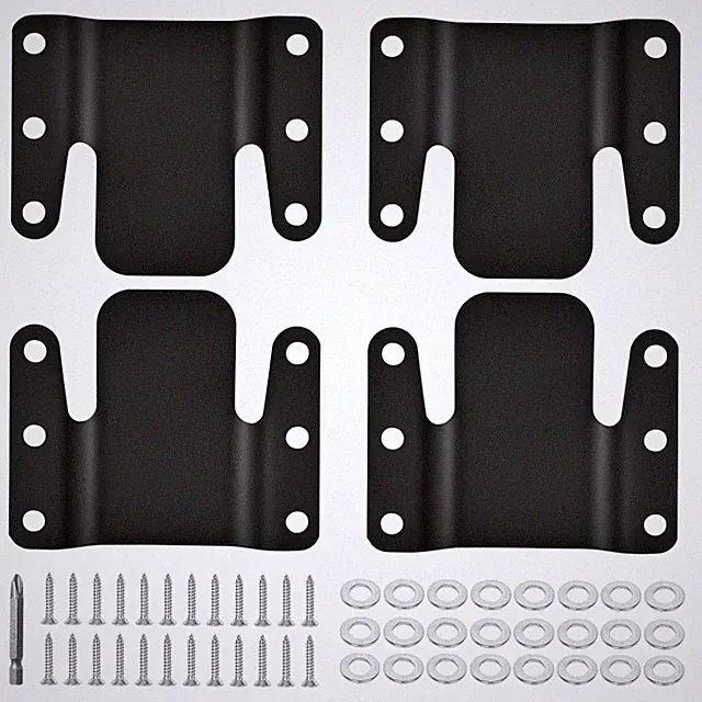 4 Pcs Universal Sectional Sofa Interlocking, Sectional Couch Connectors,Sofa...