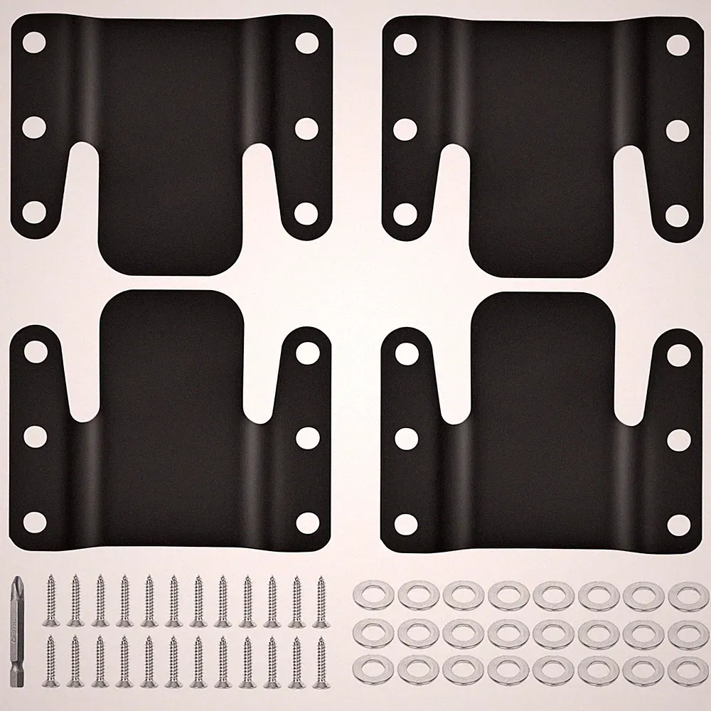 4 Pcs Universal Sectional Sofa Interlocking, Sectional Couch Connectors,Sofa...