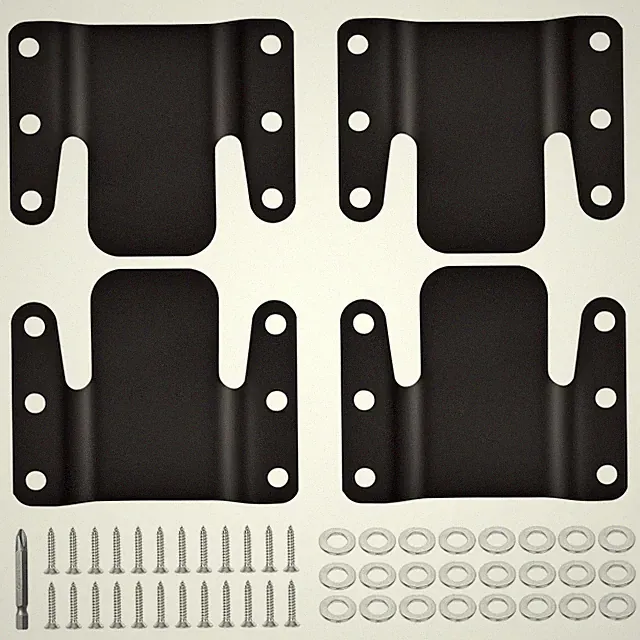 4 Pcs Universal Sectional Sofa Interlocking, Sectional Couch Connectors,Sofa Con