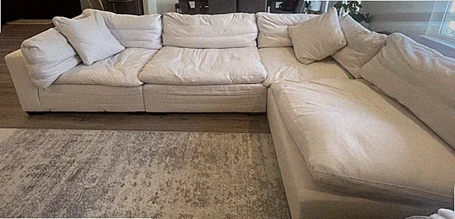 4 Piece Plush Sectional Feather OR BEST OFFER