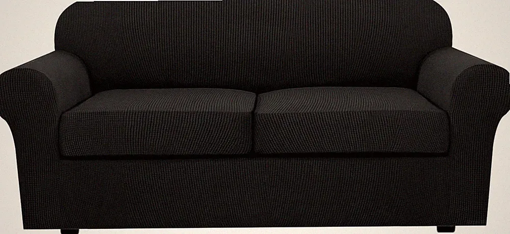 4-Piece Stretch Couch Covers for 3 Cushion Sofa Upgraded Thicker Jacquard