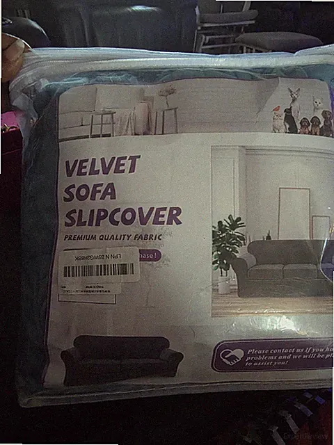 4 piece Velvet stretch couch cover for 3 cushion couch plush fabric