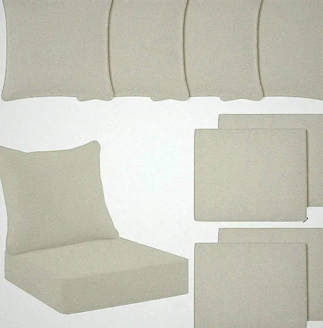 4 Set 24X24X5 Inch Outdoor Chair Cushions Cover, Waterproof UV Resistant Patio C