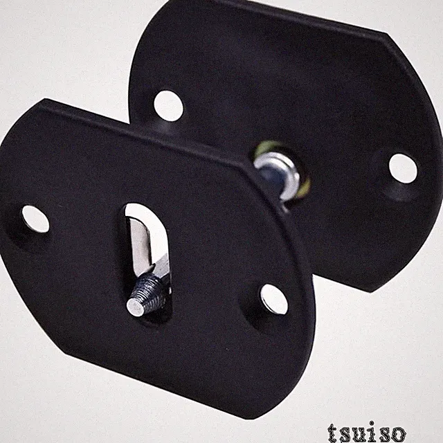 4 Sets Black Pin-Style Sectional Furniture Connectors - Secure & Easy Install
