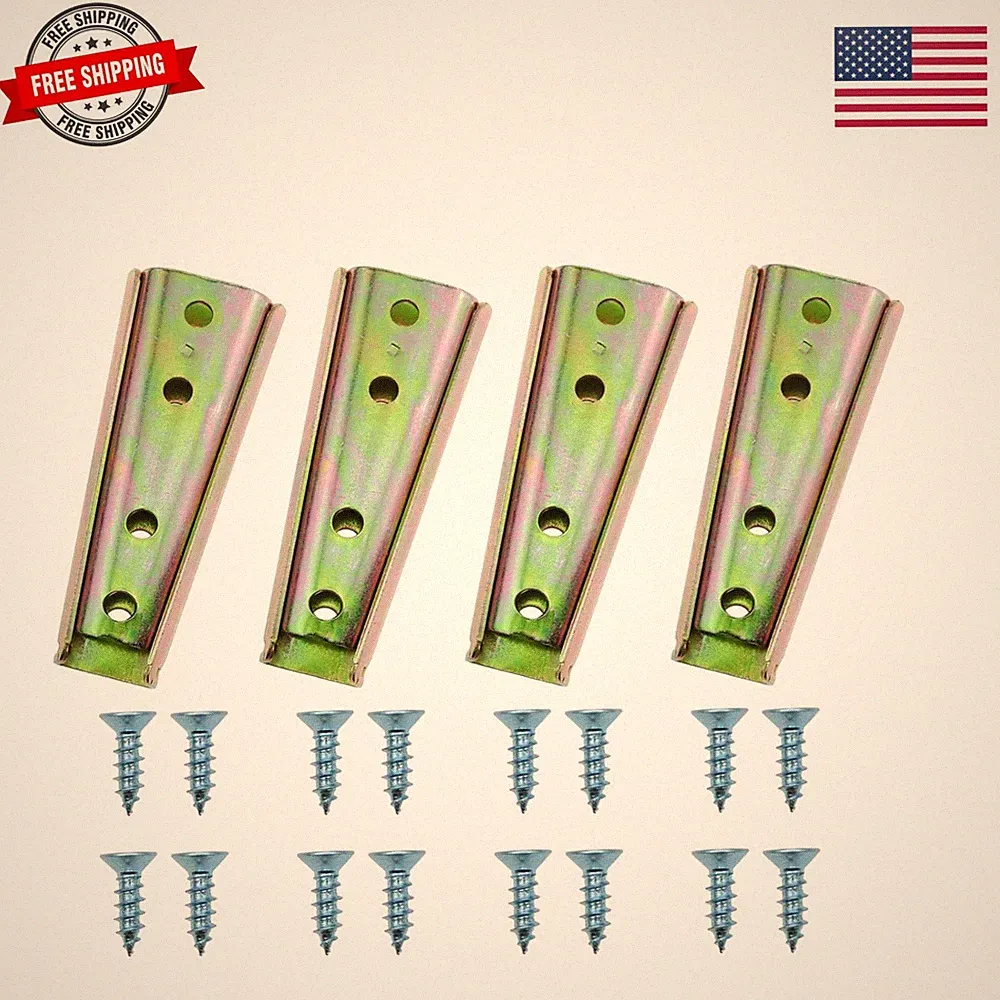 4 Sets Furniture Connectors Interlocking Sofa Connector Bracket Sofa Fixing B...