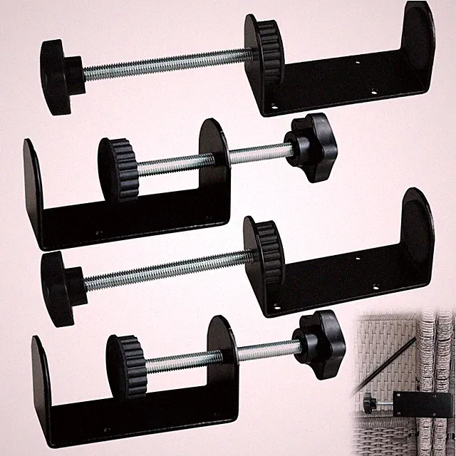 4 Sets Patio Furniture Clips, Adjustable Sectional Couch Sofa Funiture Clamps...