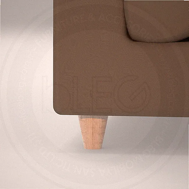 4 x Wooden Tapered Furniture Leg / Sofa Leg / Cabinet Leg / Bed Leg / Couch Feet