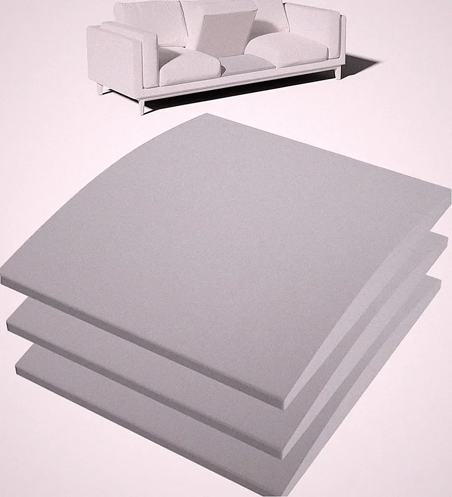 40D Couch Cushion Support 20X20 High-Density Replacement Sagging Couch 3PCS