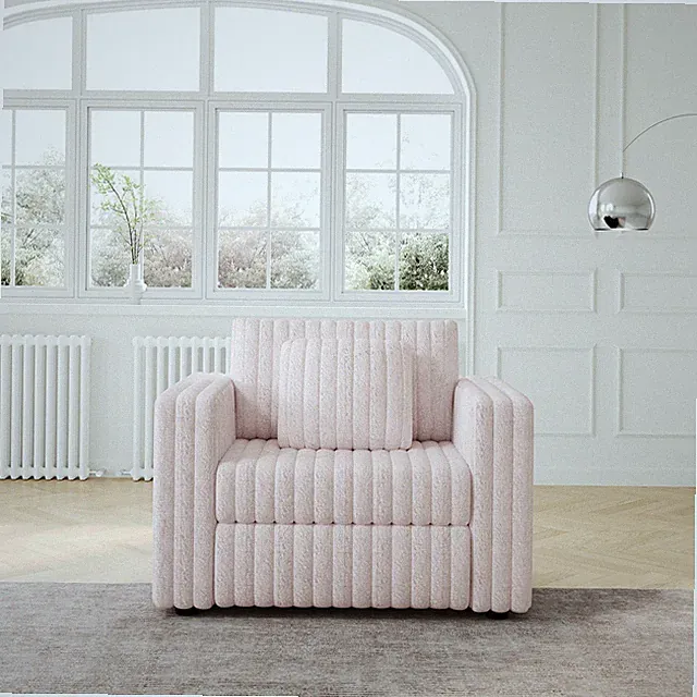 44.9" Plush Modular Sofa Single - Highly Comfortable, Stylish & Functional fo