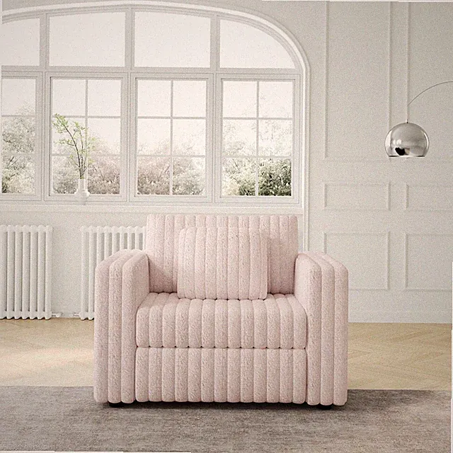 44.9" Plush Modular Sofa Single - Highly Comfortable, Stylish & Functional for