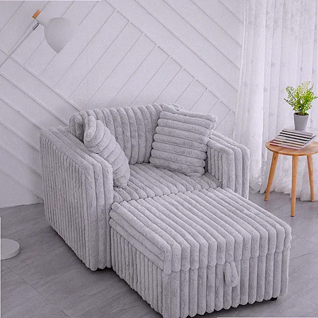 44.9"Soft Modular Sofa Single - Very Comfortable & Stylish. Matches 30.7" Ottom