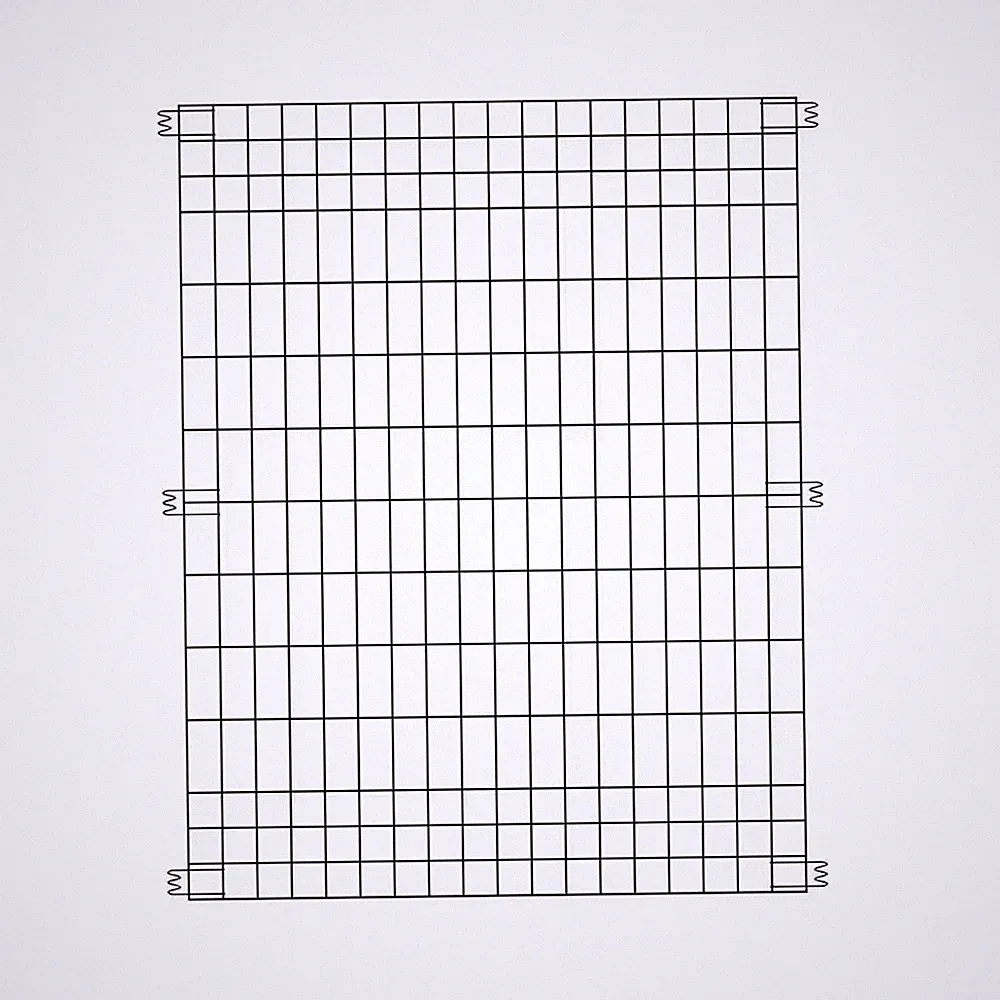 44 In. H X 36 In. W Metal No Dig Multi-Purpose Garden Fence Panel (6-Pack)