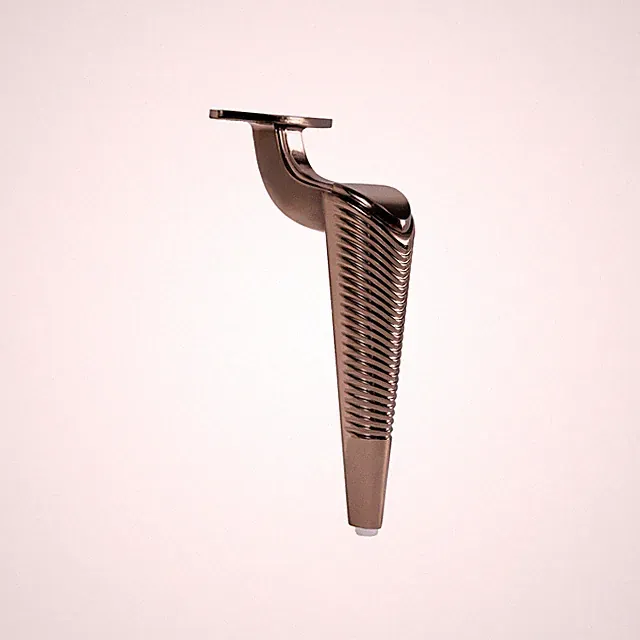 4pcs Metal Furniture Leg, Modern Furniture Sofa Bed Leg, Bronze Furniture Feet