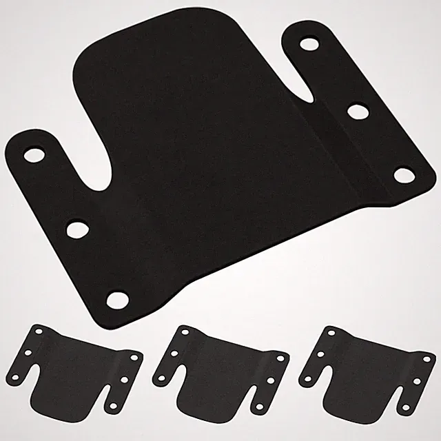 4Pcs Sectional Couch Connector Clamps Black Iron Furniture Accessories