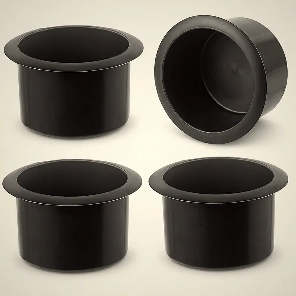 4PCS Sofa Cup Holder Insert, Drop-in Plastic Couch Cup Holder for Recliner, B...