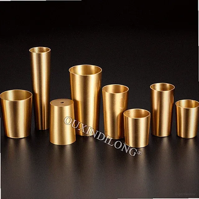 4Pieces Pure Brass Furniture Leg Cover Table Chair Sofa Feet Protector Ferrules