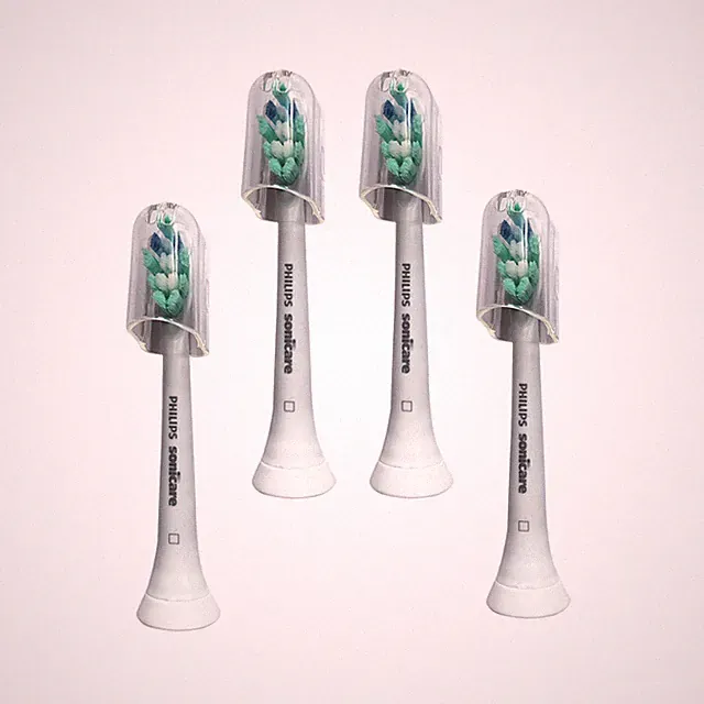 4x Philips Sonicare ProResults Plaque Control Replacement Head | White | w/o Box