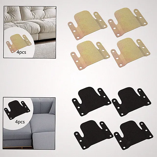 4x Sectional Couch Connector Accessories Reliable Replacement Multifunctional