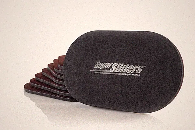 5-3/4" x 9-1/2" XL Oval Reusable Felt Furniture Sliders for Hard Surfaces, An...