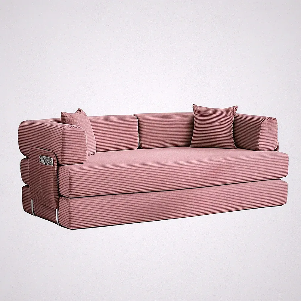 🔥 Boneless Couch, Couches for Living Room, Modular Sectional Sofa, Convertible