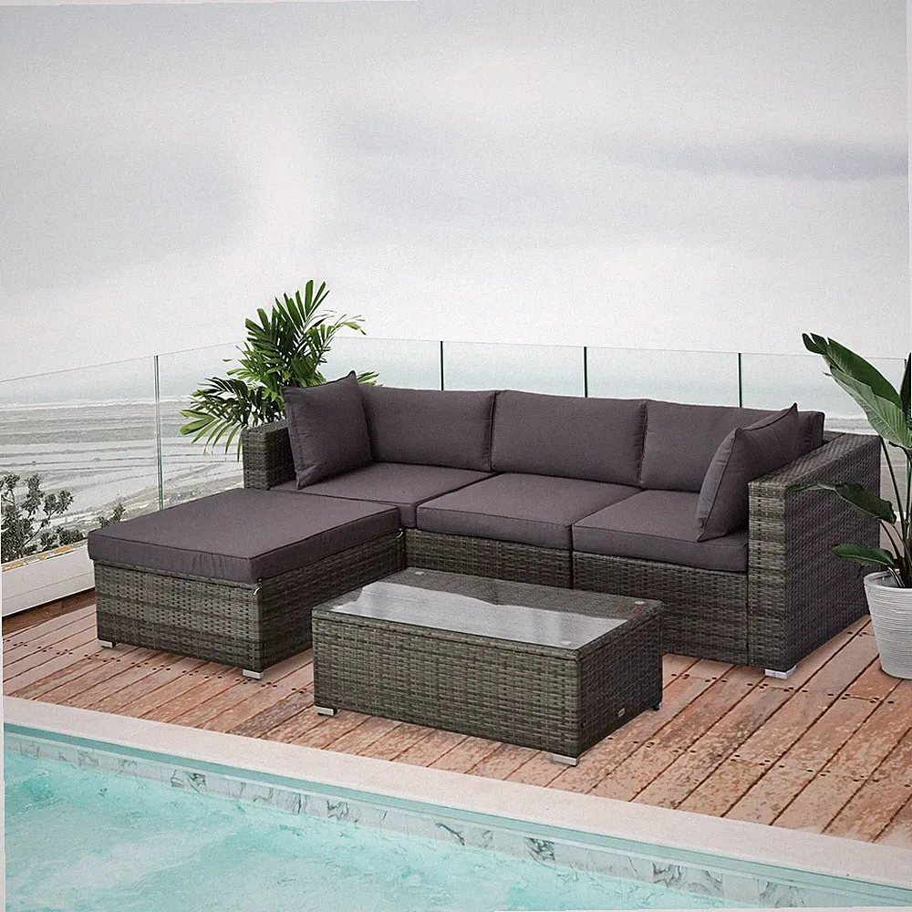 5-Piece Outdoor Sectional Furniture