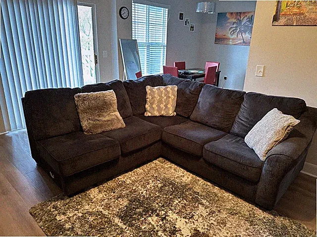 5 Seats Oversized Modular Sectional Sofa L-Shaped Sofa Convertible Couch