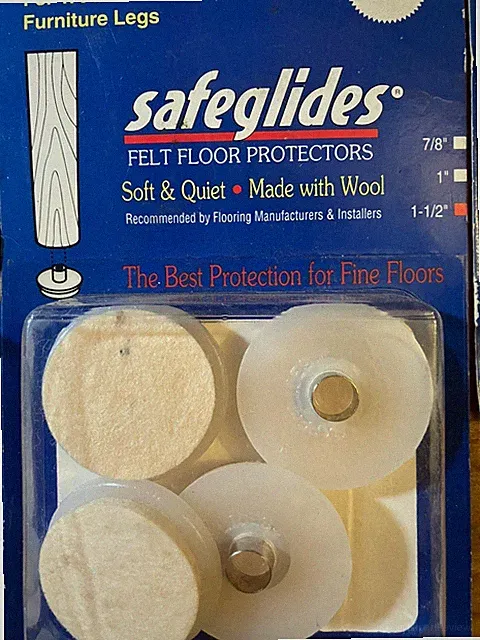 5 Sets Of Safety Glide Furniture Floor Protectors