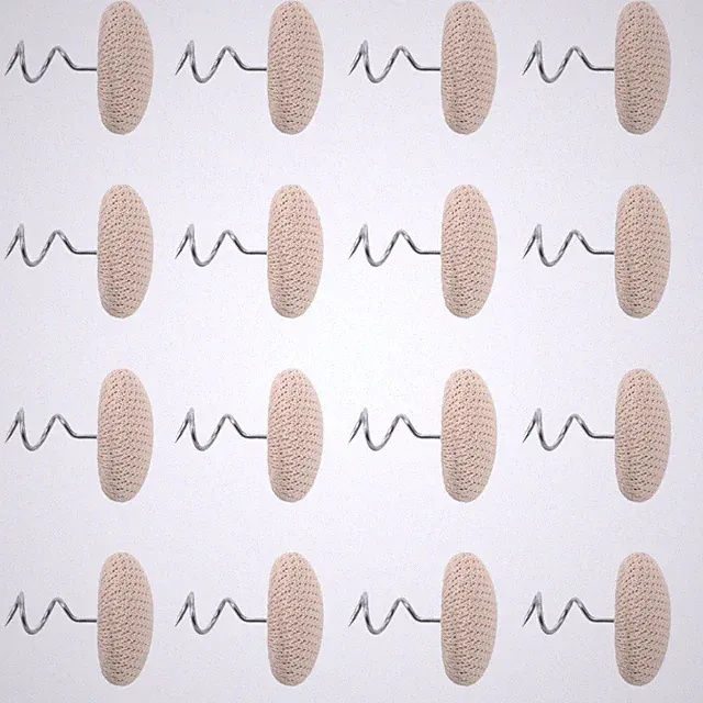 50Pcs Reusable Upholstery Twist Pins for Sofa Bedskirts Spiral Fasteners Beige