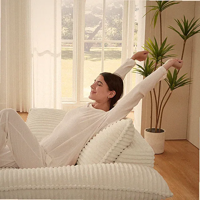 51.97 inch modern comfortable cushioned compression single seat sofa w/unique fo